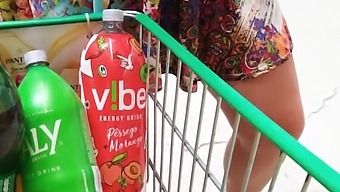 Udstil Min Bagdel I Supermarkedet Og Udfør Oralsex På Butikskontoren På Badeværelset
